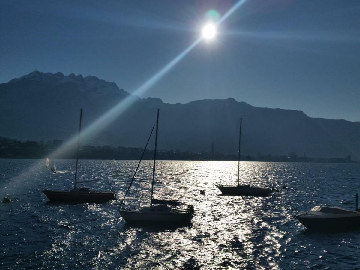 Apartment A Lago Private Beach And Parking Oliveto Lario Exteriör bild